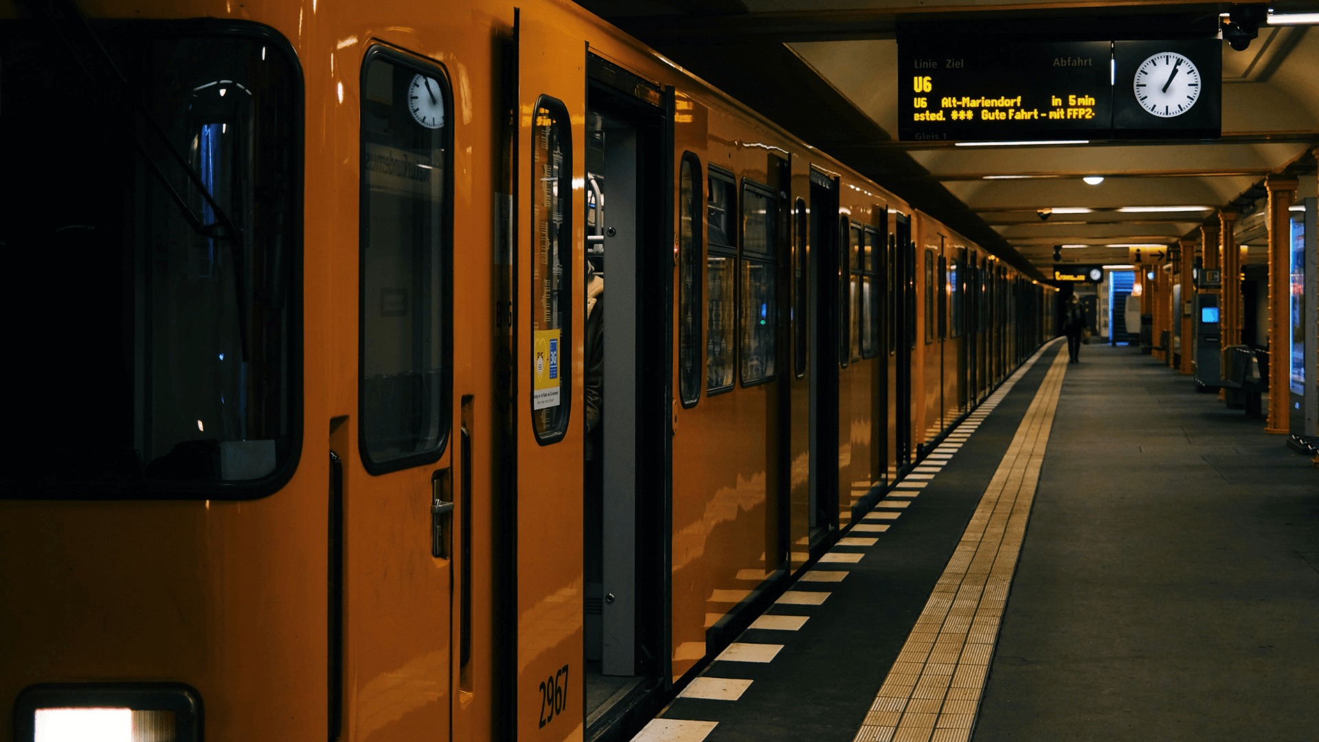 The U-bahn, Berlin